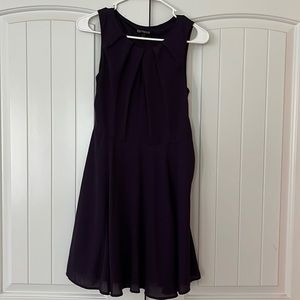 Express purple line sleeveless dress from a pet fee and smoke free home
